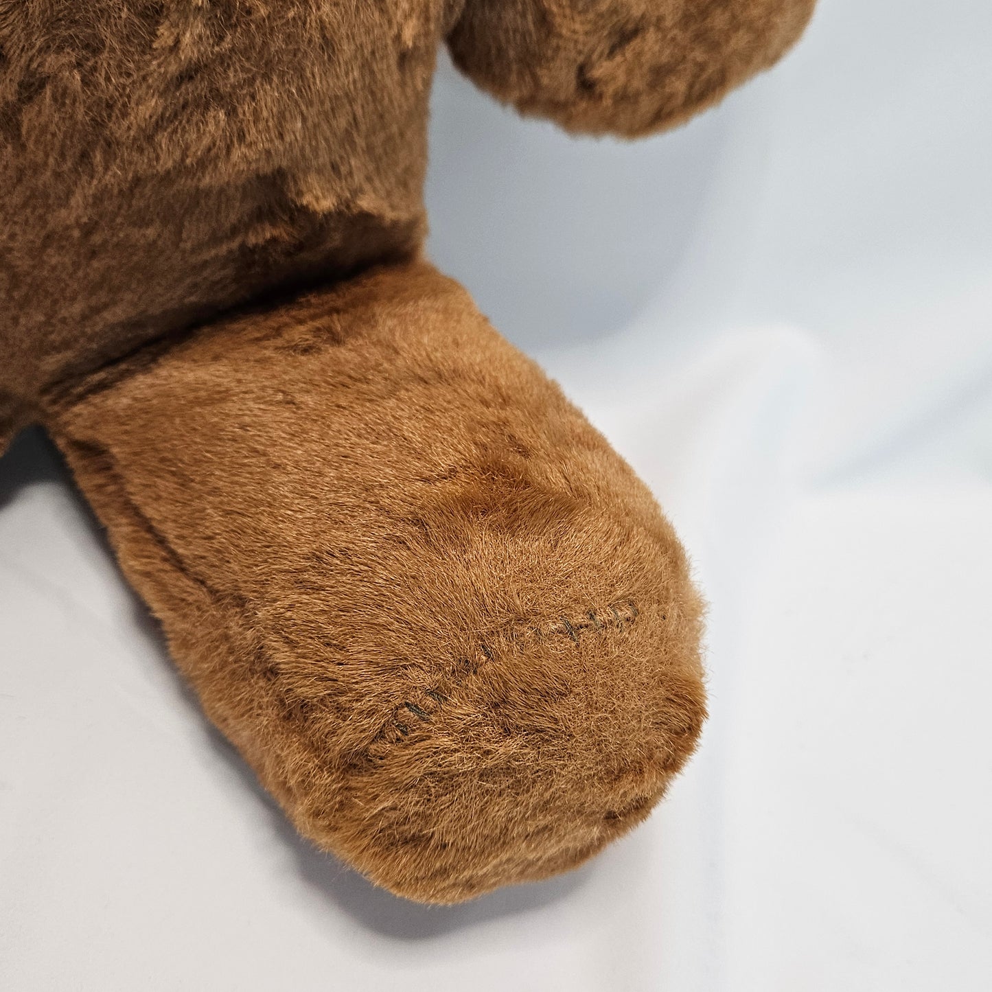 Vintage Designed by Character Brown Teddy Bear, 12 inches tall