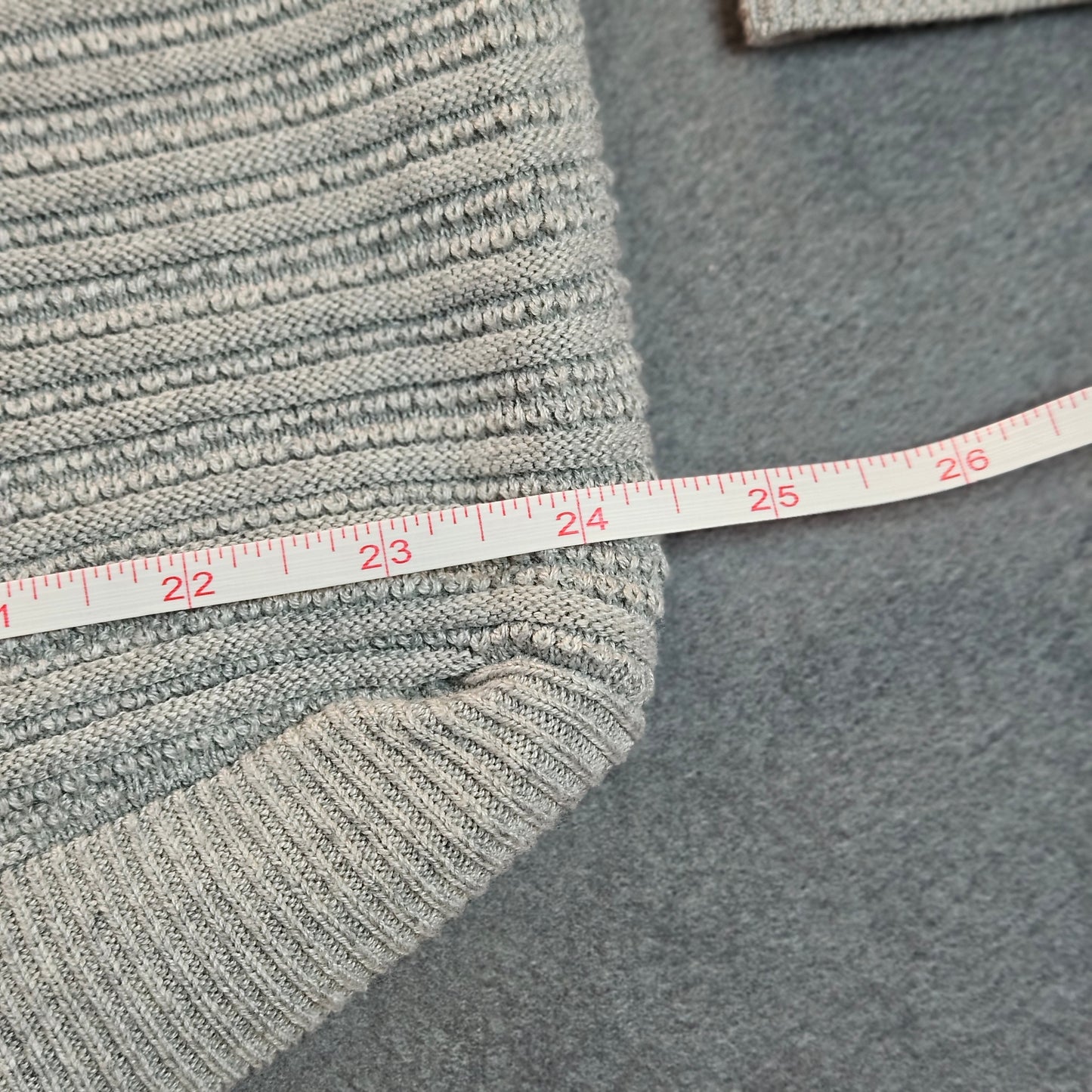 Hilary Radley women's knit tunic, NWT, Heathered Grey, XXL