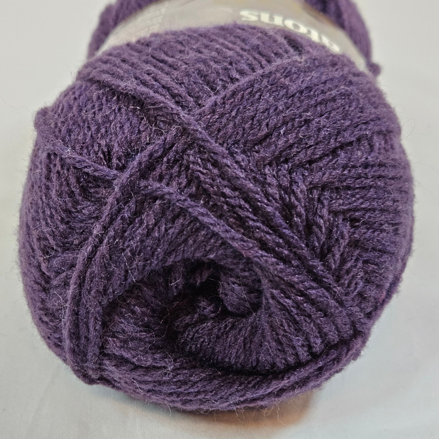 Paton Decor yarn, 75% Acrylic  25% Wool, Rich Aubergine