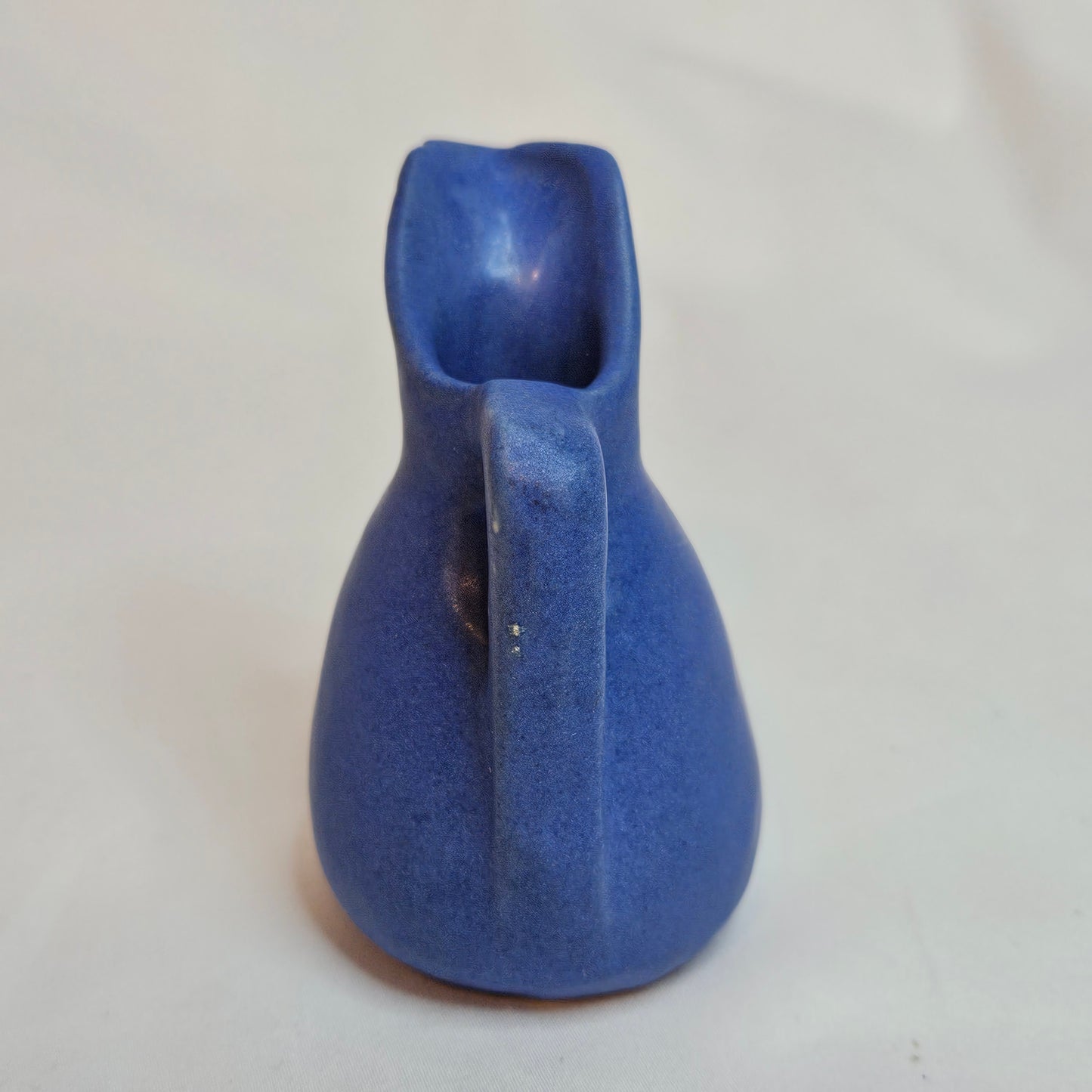 Vintage Niloak Pottery miniature pitchers, 3.25 inches tall