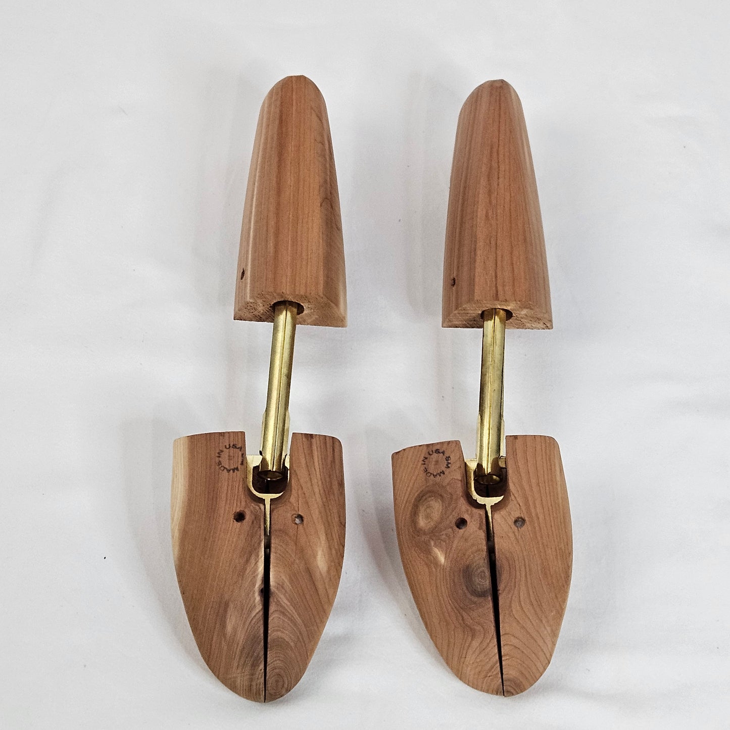 Cedar shoe trees, various sizes