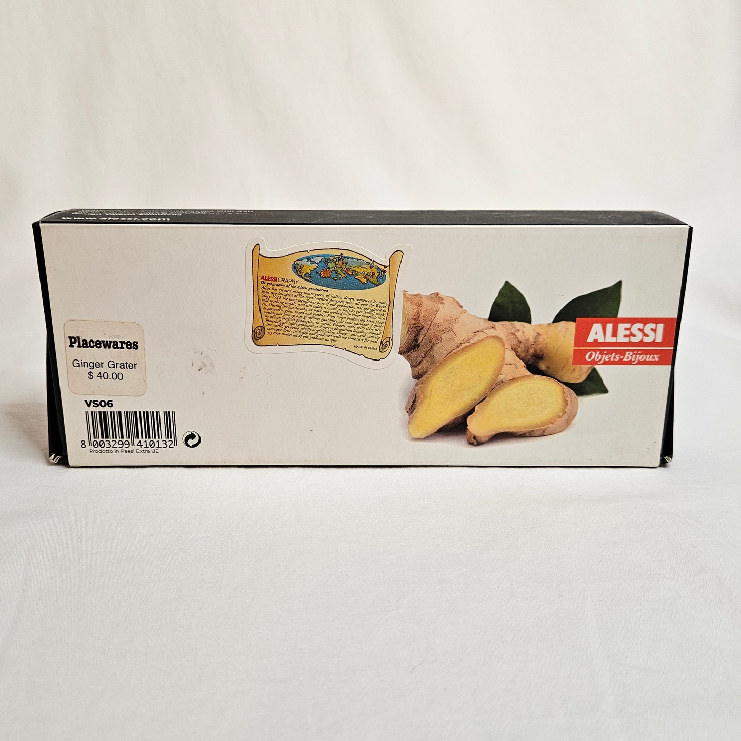 Alessi Boga Ginger Grater, designed by Valerio Sommella, 2017