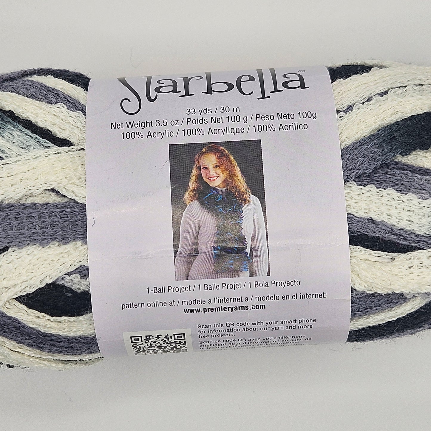 Starbella Ruffled Scarf Yarn  --  variety of colors