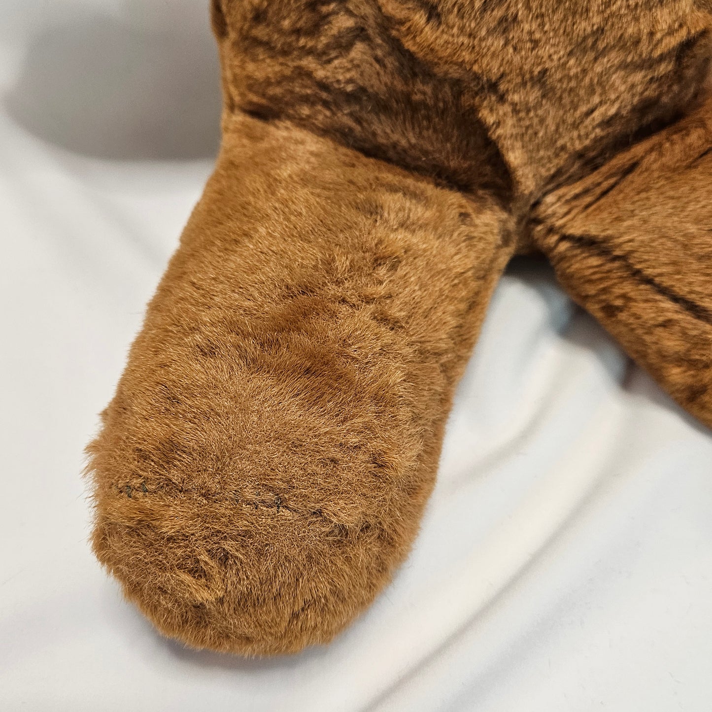 Vintage Designed by Character Brown Teddy Bear, 12 inches tall