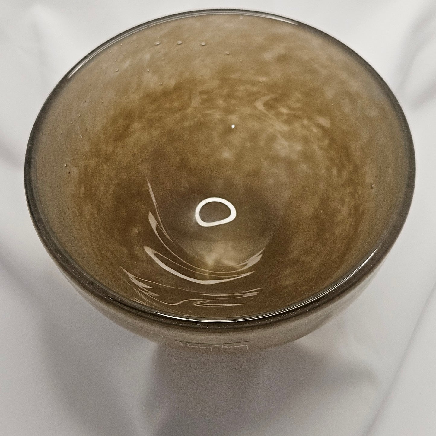 Henry Dean art glass bowl, signed