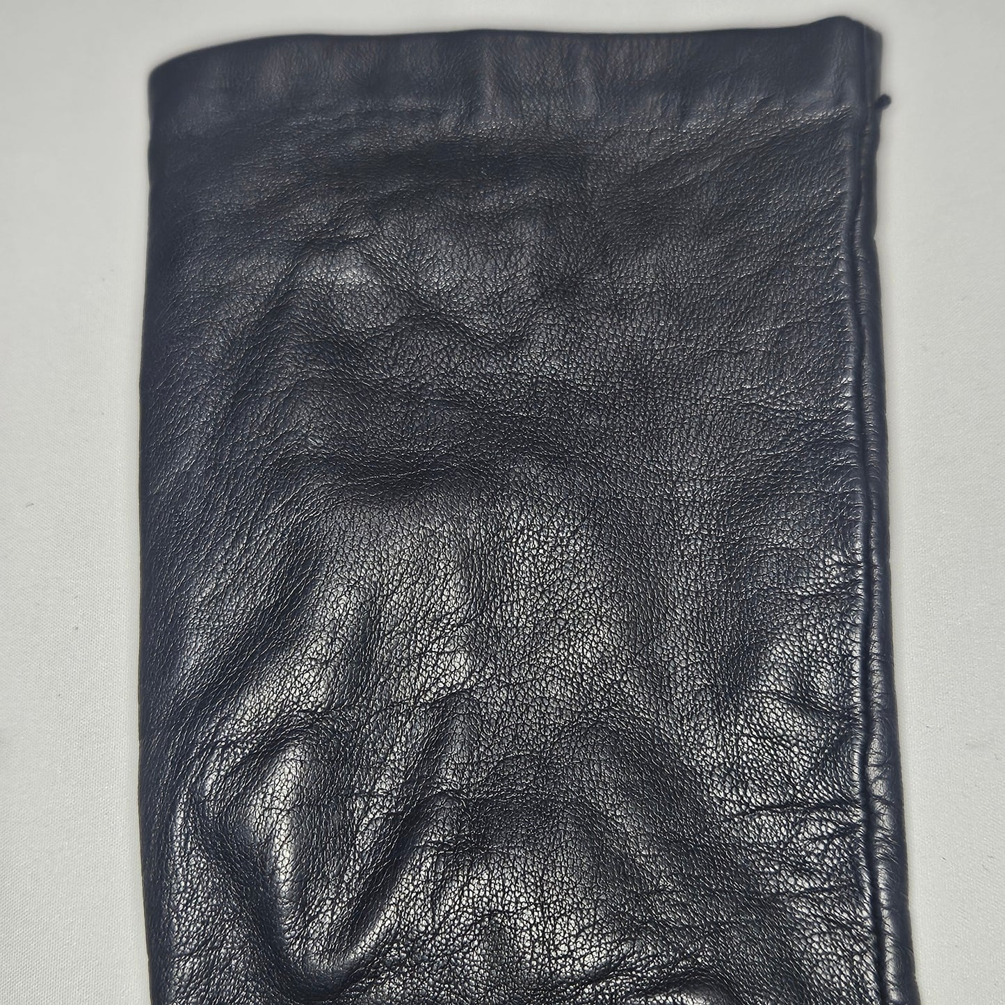 Vintage women's black leather gloves, Grandoe, size 7