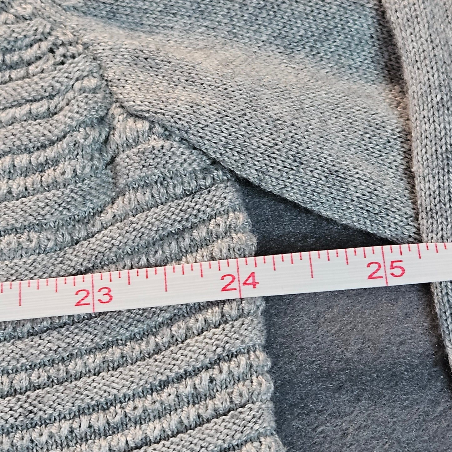 Hilary Radley women's knit tunic, NWT, Heathered Grey, XXL