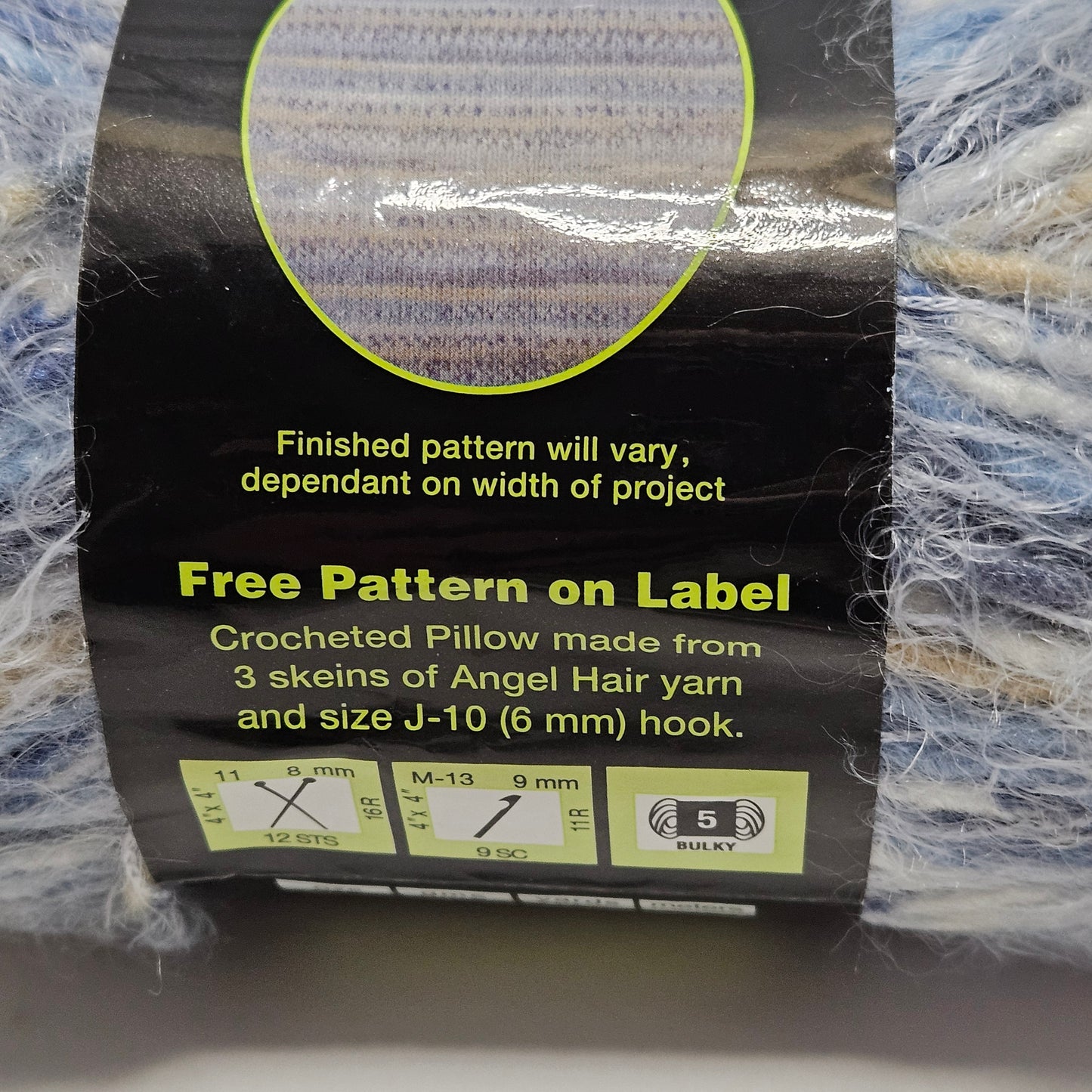 Sensations Angel Hair Stripes bulky yarn