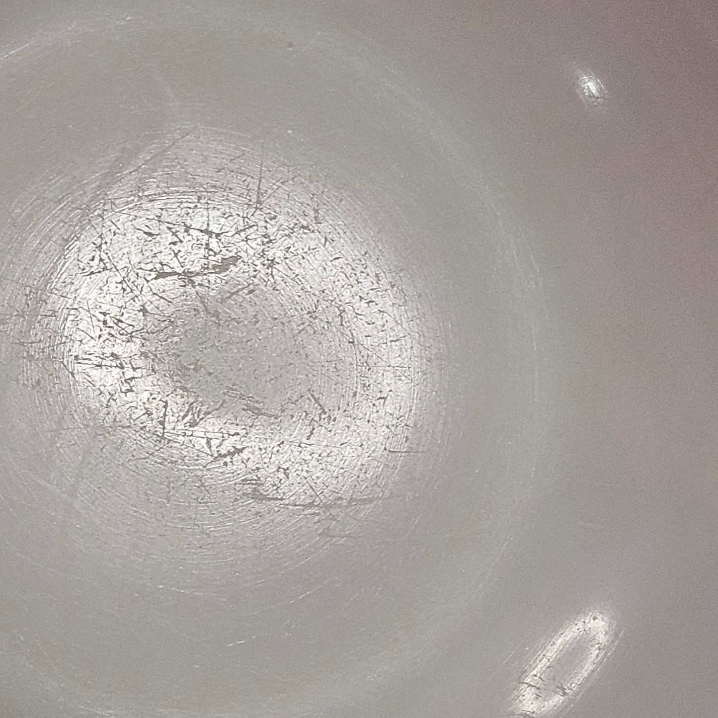 Vintage Pyrex primary red mixing bowl, TM REG USA early stamp