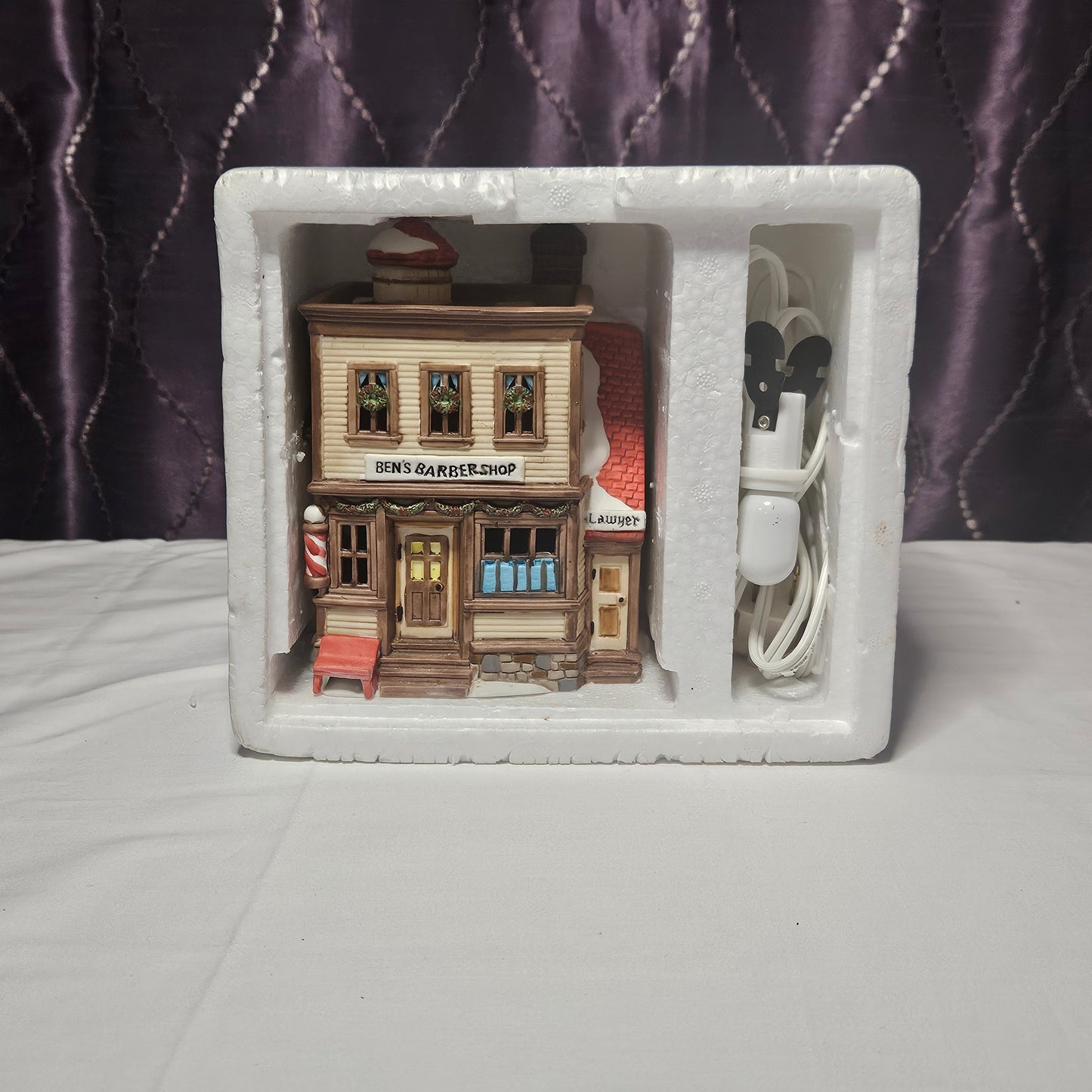 Ben's Barber Shop, Department 56 New England Village Collection, #5939-0