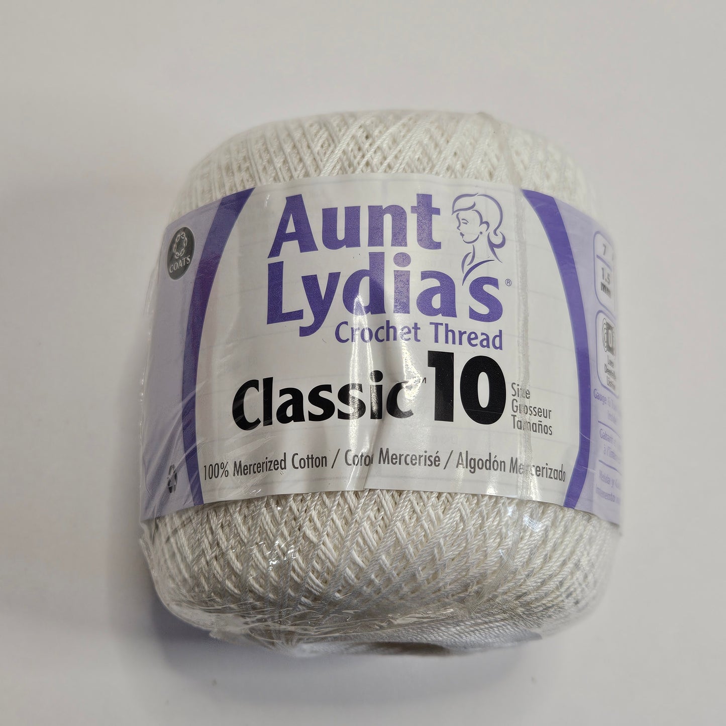 Aunt Lydia's Crochet Thread Classic 10