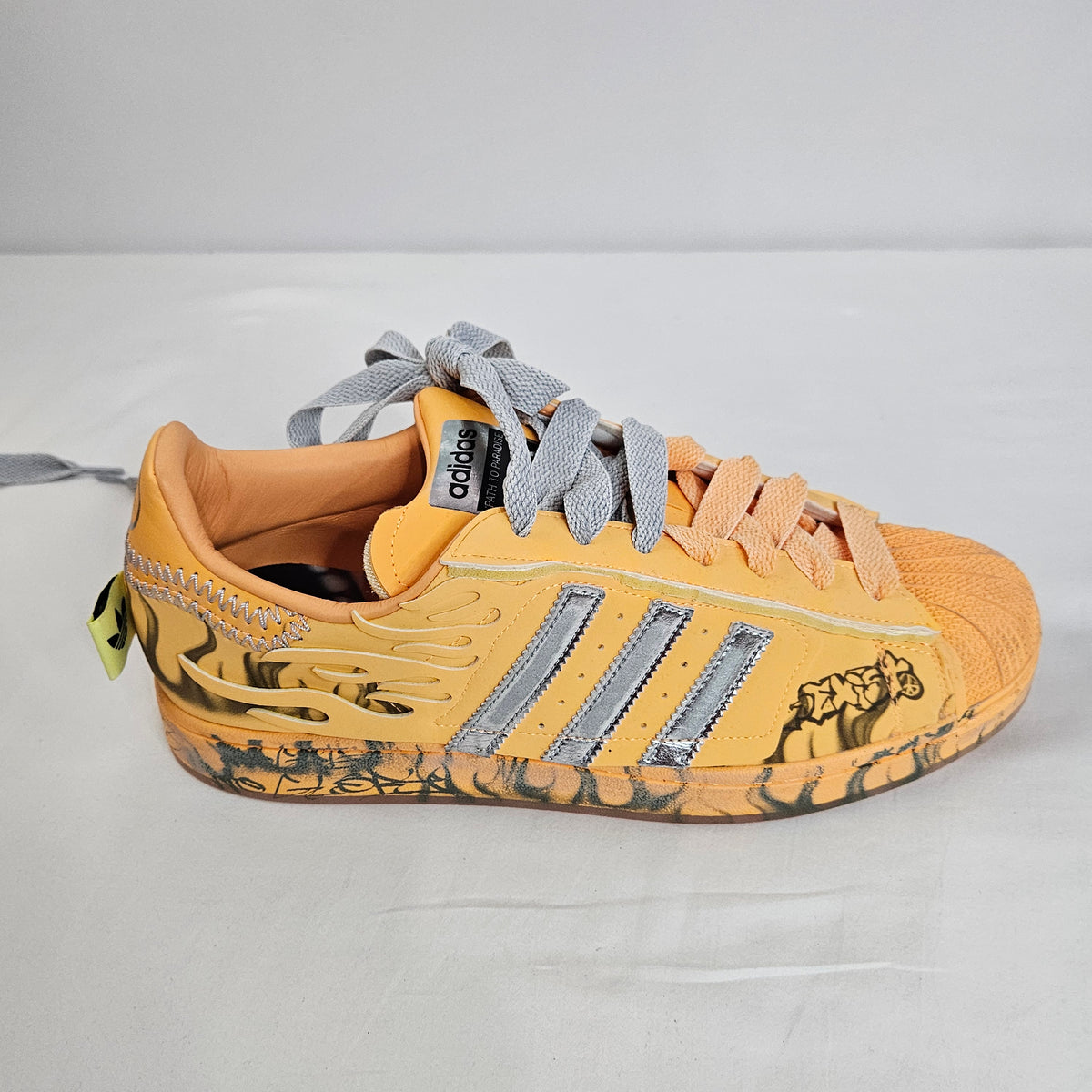 Adidas Superstar LA1501 Hellstar Hazy Orange Size 12M 13W New