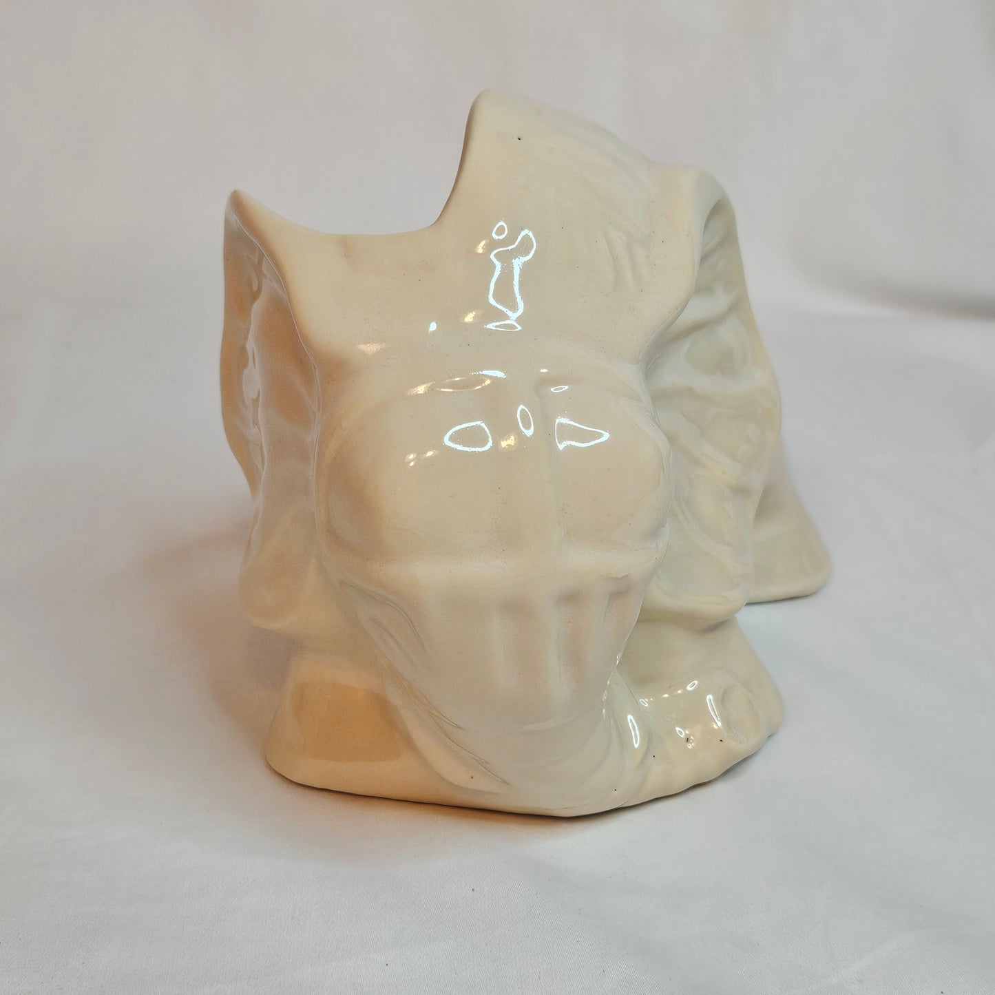 Niloak 1940s Circus Elephant planter, designed by Joe Alley, cream