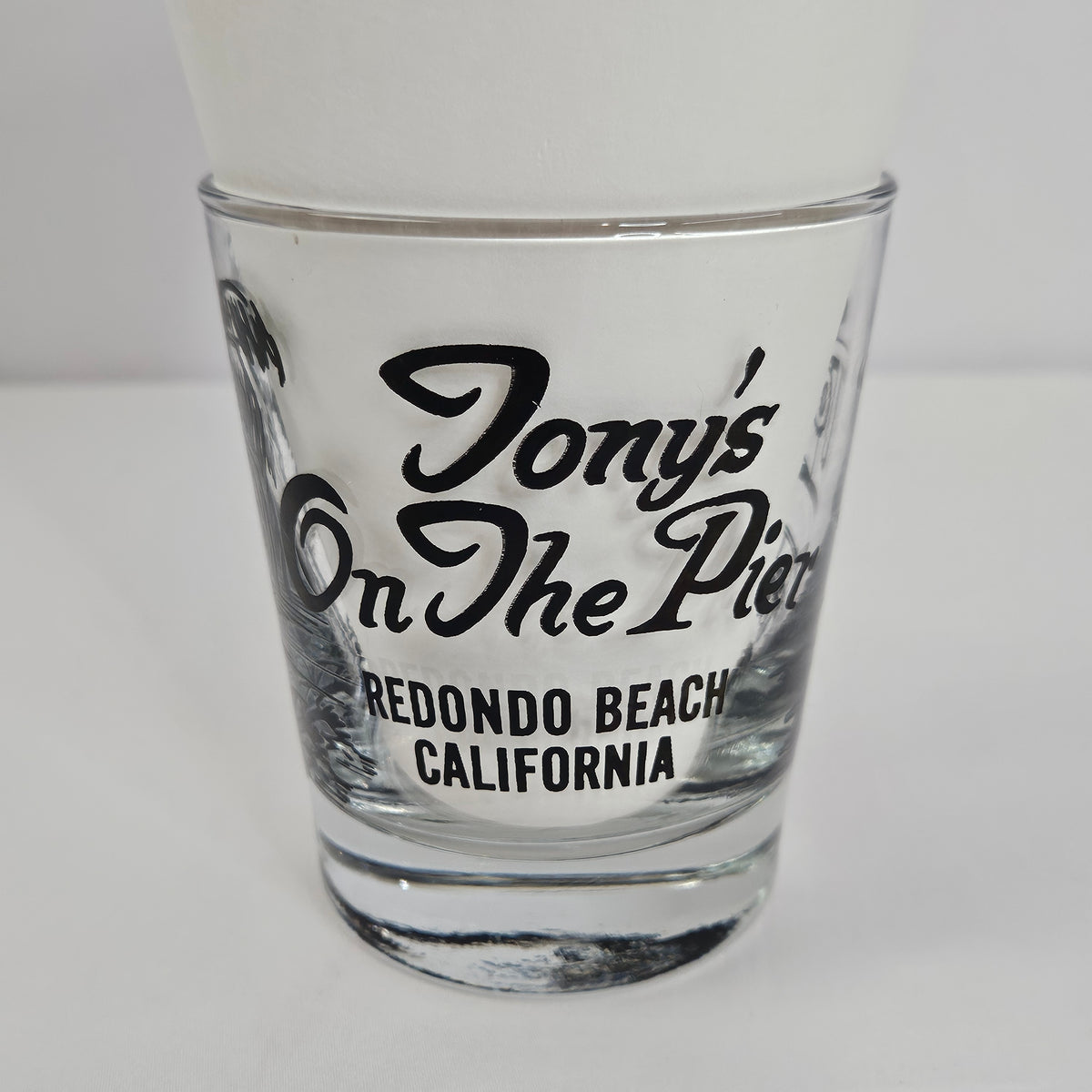 Vintage Tony's On The Pier, Redondo Beach Mai Tai glasses, set of two glasses
