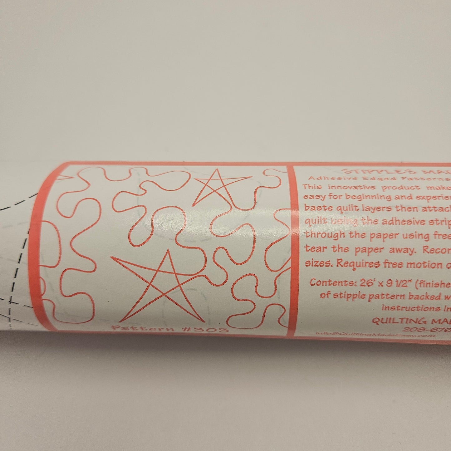 Stipples Made Easy Patterns, New, 26' x 9.5" roll