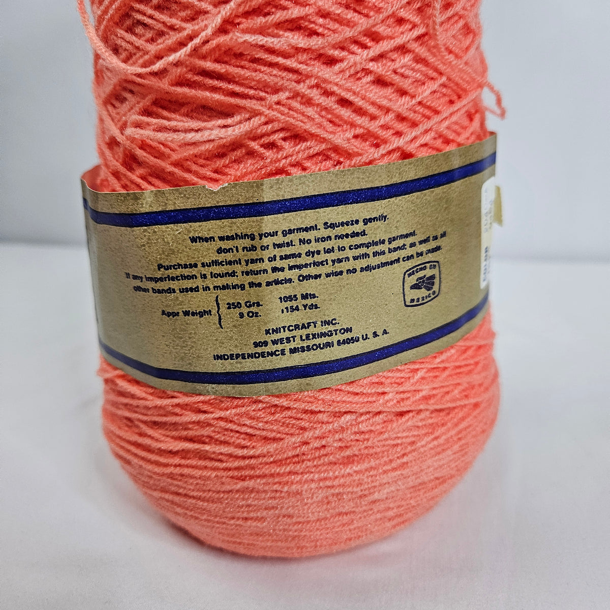 Andino yarn, Knitcraft by Millor, light orange color 2040