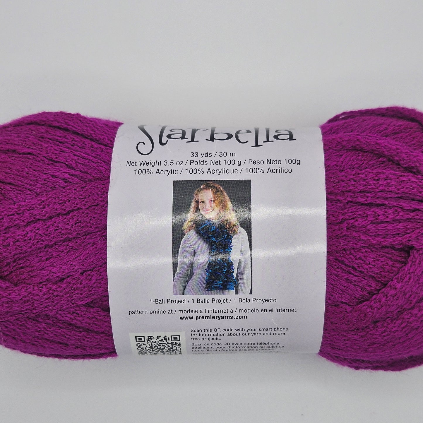 Starbella Ruffled Scarf Yarn  --  variety of colors