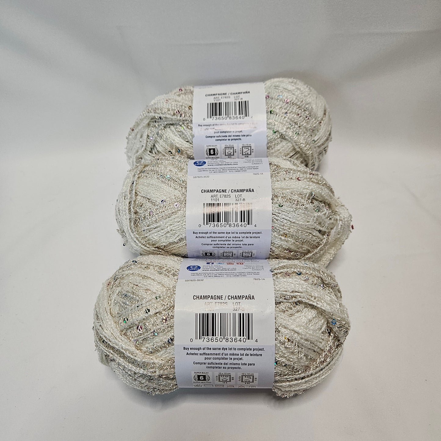 Red Heart Boutique Sashay Sequin Scarf Yarn, various colors