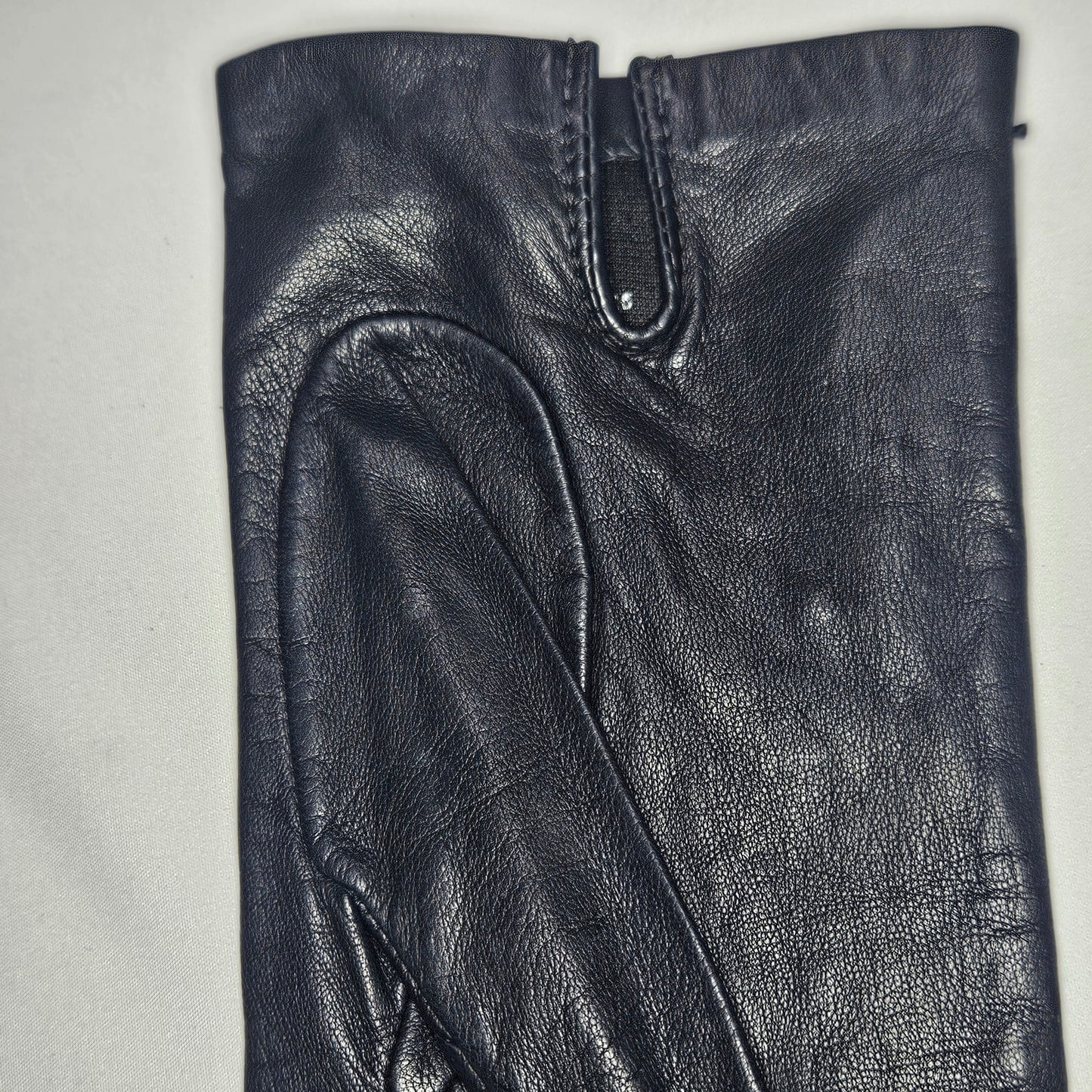Vintage women's black leather gloves, Grandoe, size 7