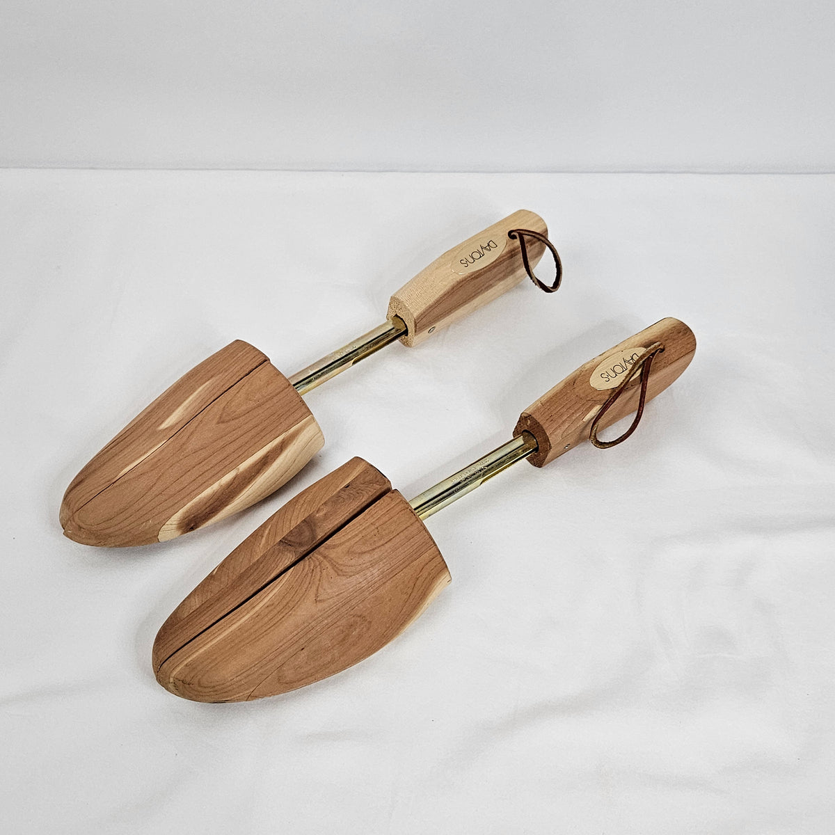 Cedar shoe trees, various sizes
