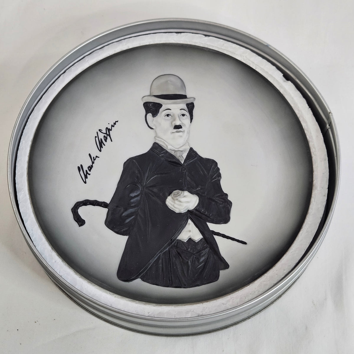 Great Entertainer Series Collector Plates, Choose from Chaplin, Fields or Laurel & Hardy