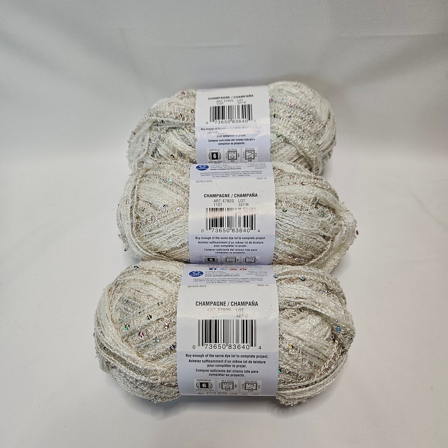 Red Heart Boutique Sashay Sequin Scarf Yarn, various colors