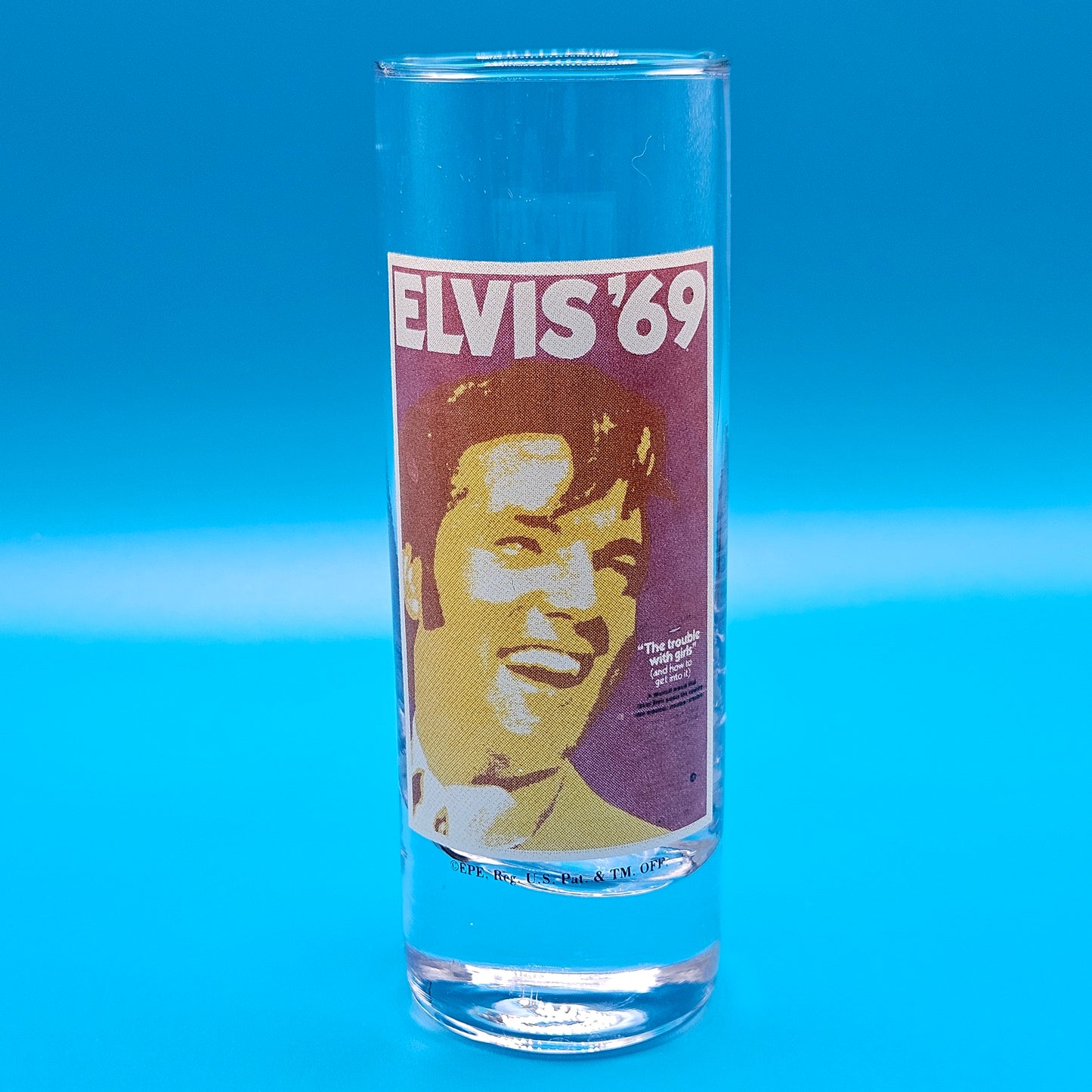 Elvis Presley tall shot glasses, various styles
