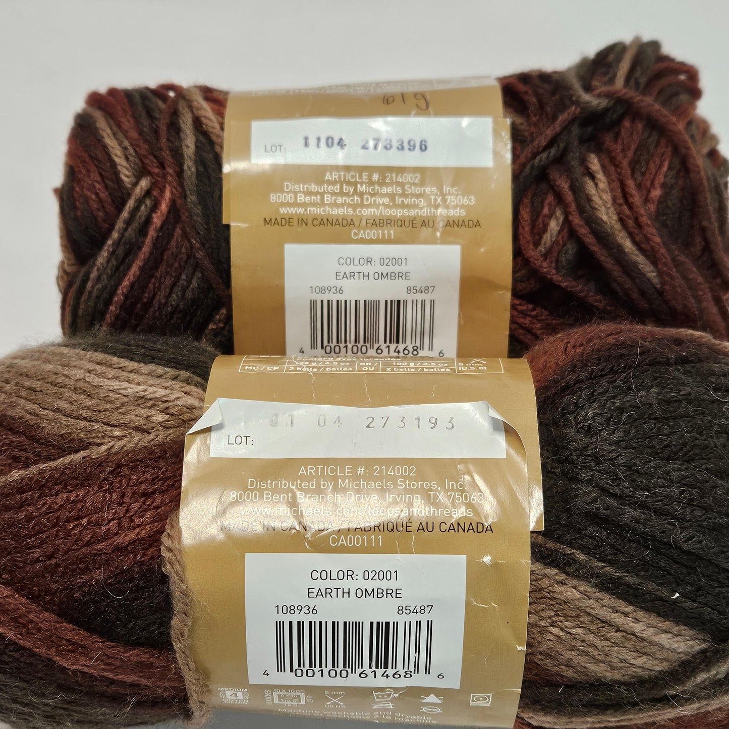 Loops & Threads Impeccable Acrylic yarn, various colors
