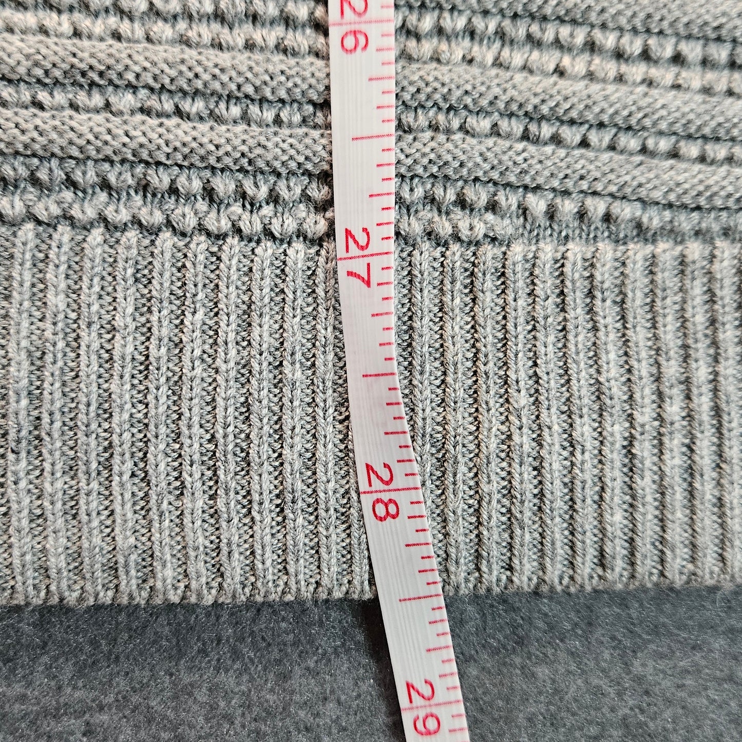 Hilary Radley women's knit tunic, NWT, Heathered Grey, XXL