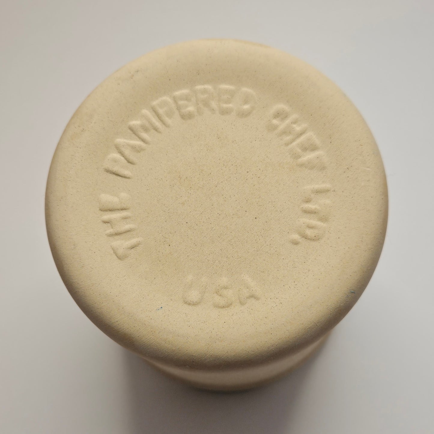 Vintage Pampered Chef Stoneware Bread Baking Crock