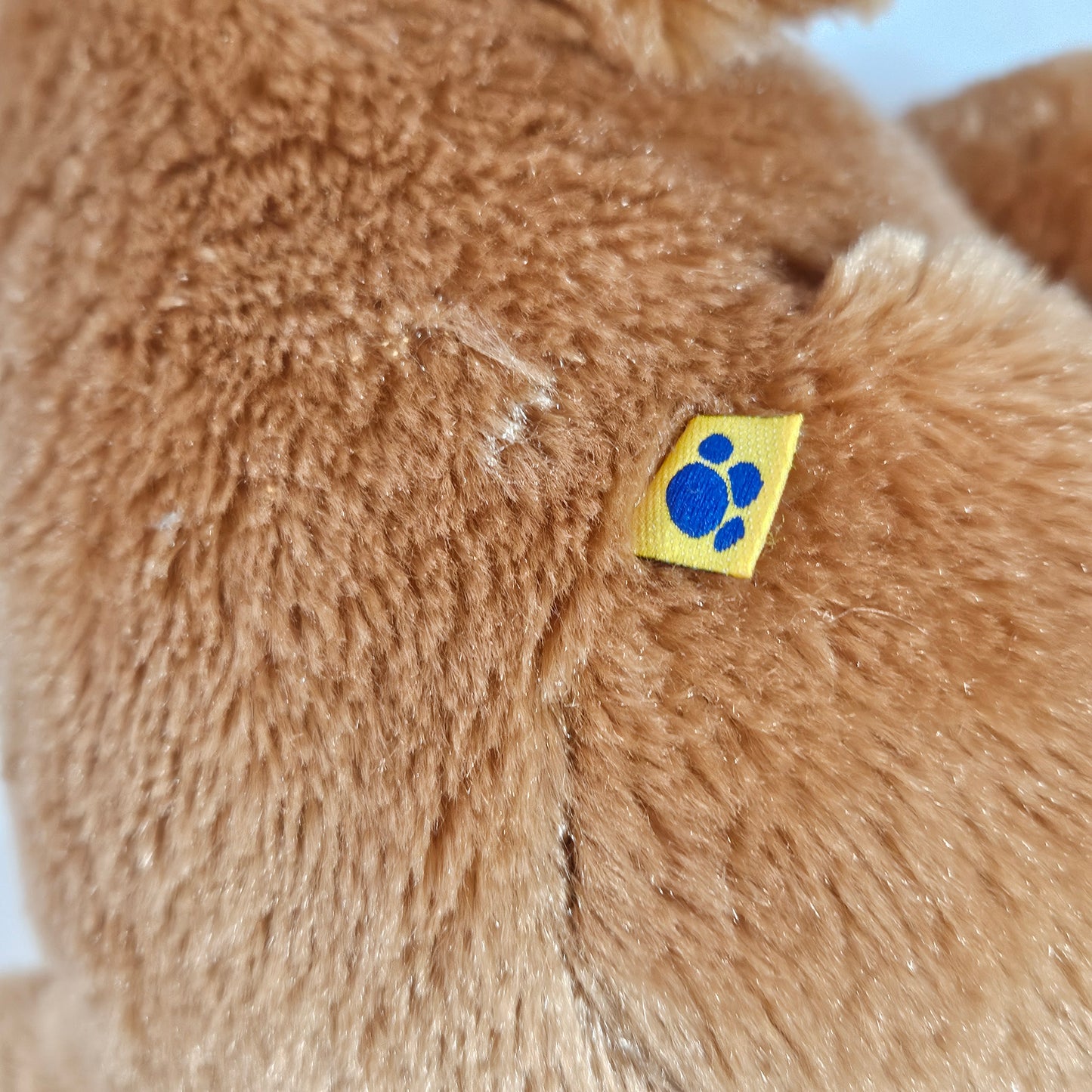 Retired Build-A-Bear Brown Sugar Puppy II, 10" Sitting Plush Stuffed Animal