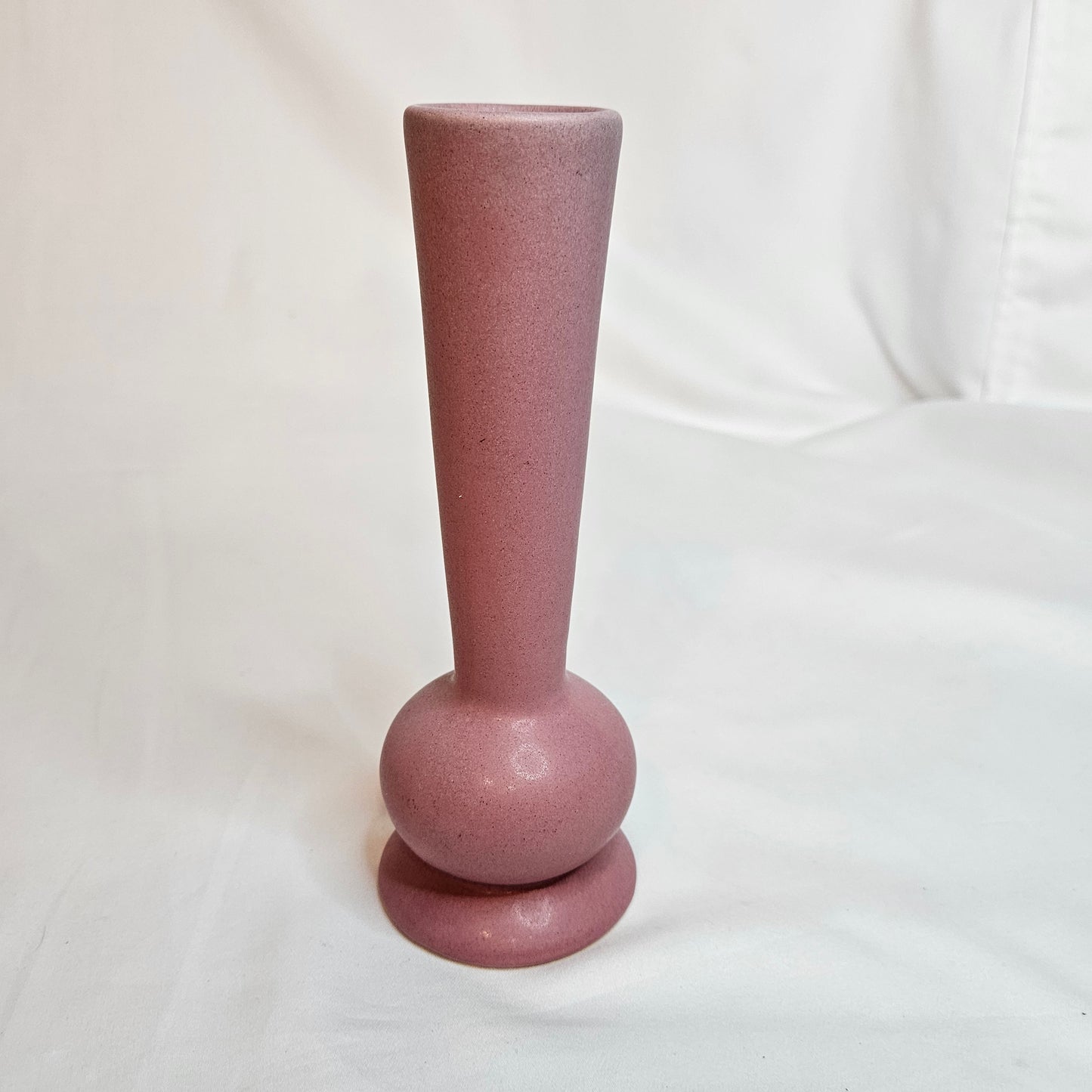 Niloak Potteries vintage bud vase, Ozark Dawn II, 7.25 inches tall