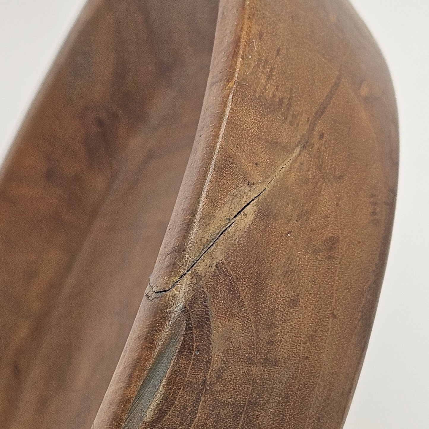 Vintage British Gardens teak bowl, 8 inch bowl