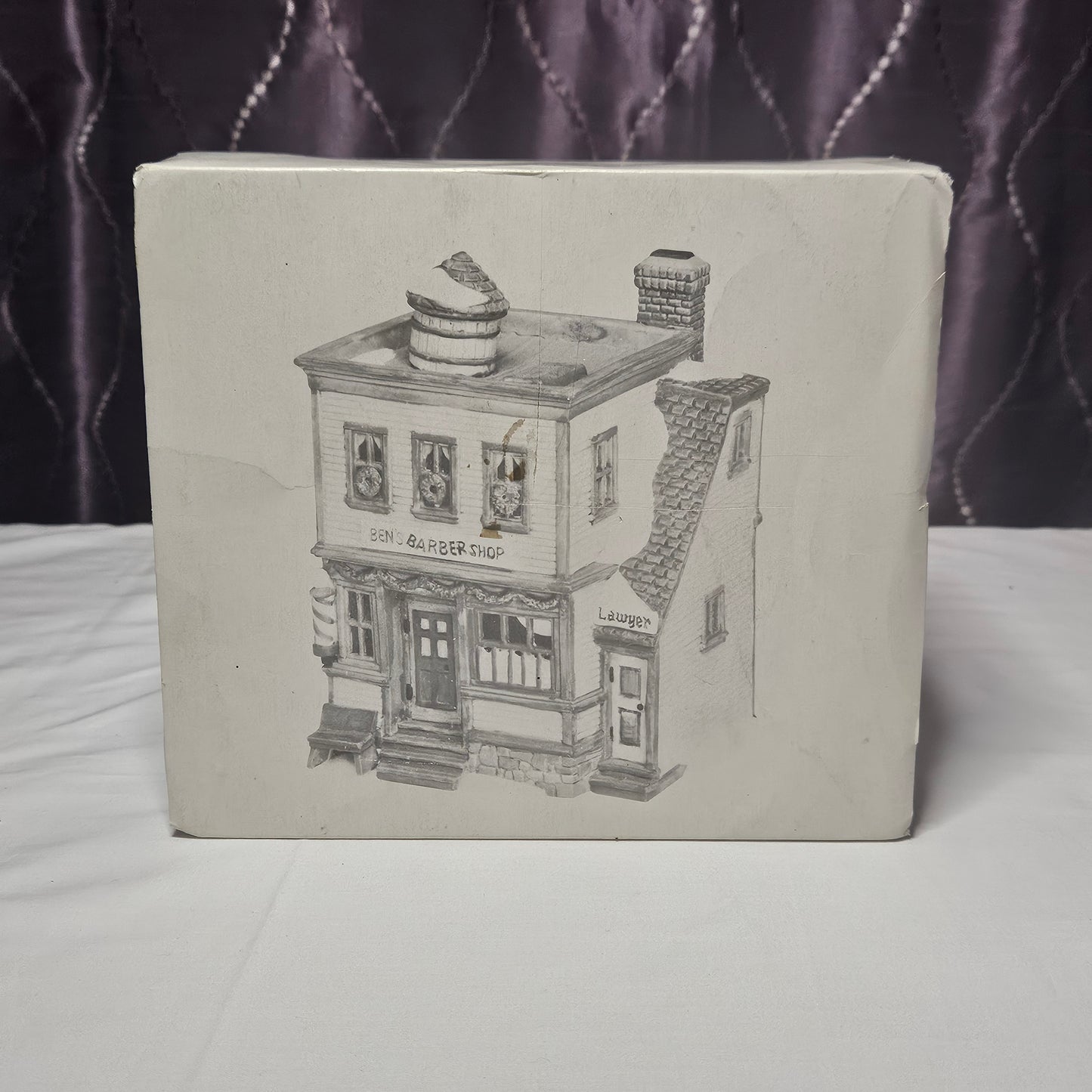 Ben's Barber Shop, Department 56 New England Village Collection, #5939-0