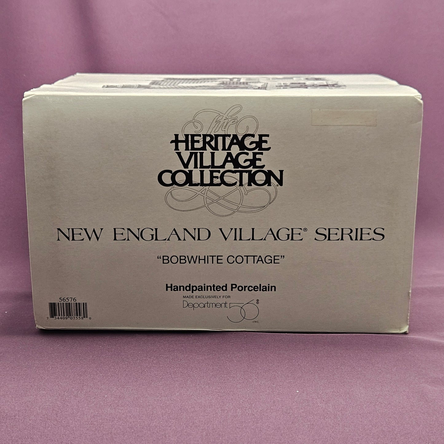 Bobwhite Cottage, Department 56, New England Village Series, 1996