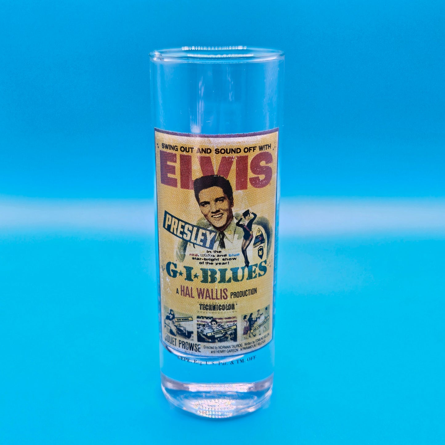 Elvis Presley tall shot glasses, various styles