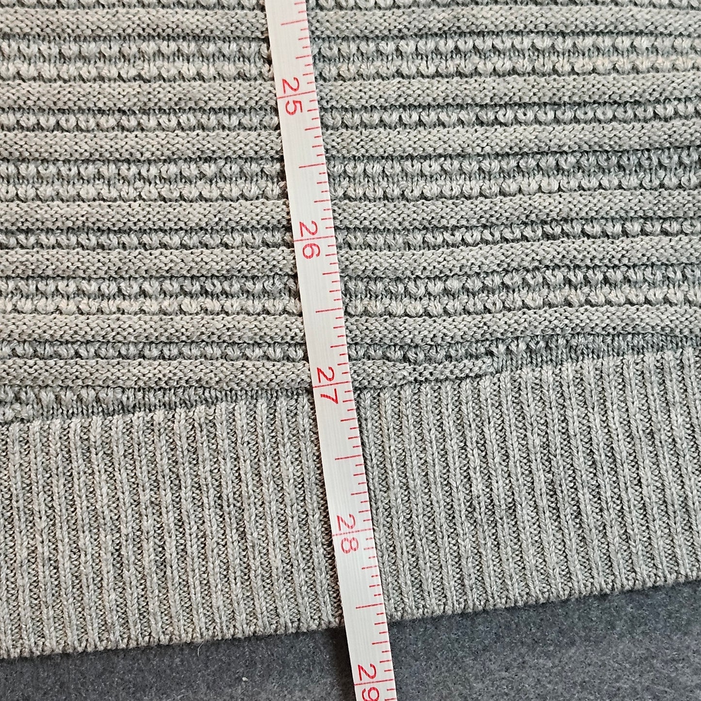 Hilary Radley women's knit tunic, NWT, Heathered Grey, XXL
