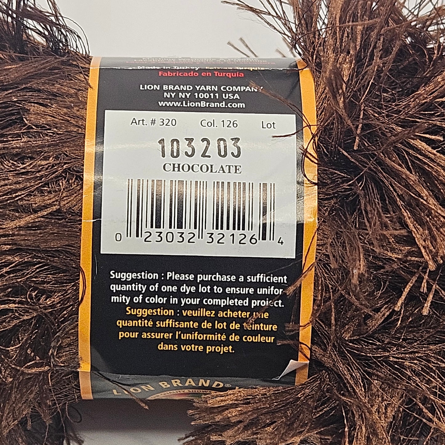 Lion Brand Fun Fur Yarn 100% Polyester, Bulky, multiple colors