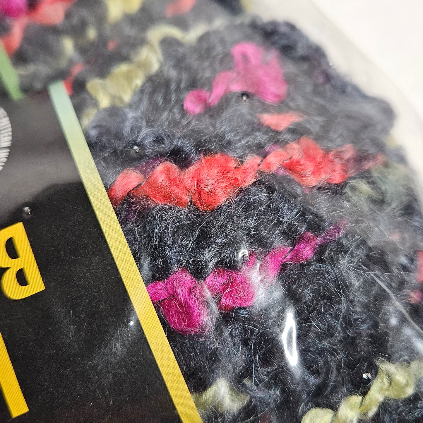 Lion Boucle yarn, Lions Brand, Super Bulky, Acrylic and Mohair