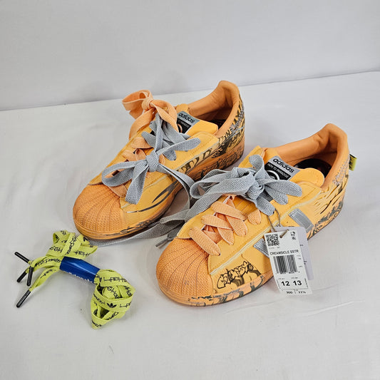 Adidas Superstar LA1501 Hellstar Hazy Orange Size 12M 13W New