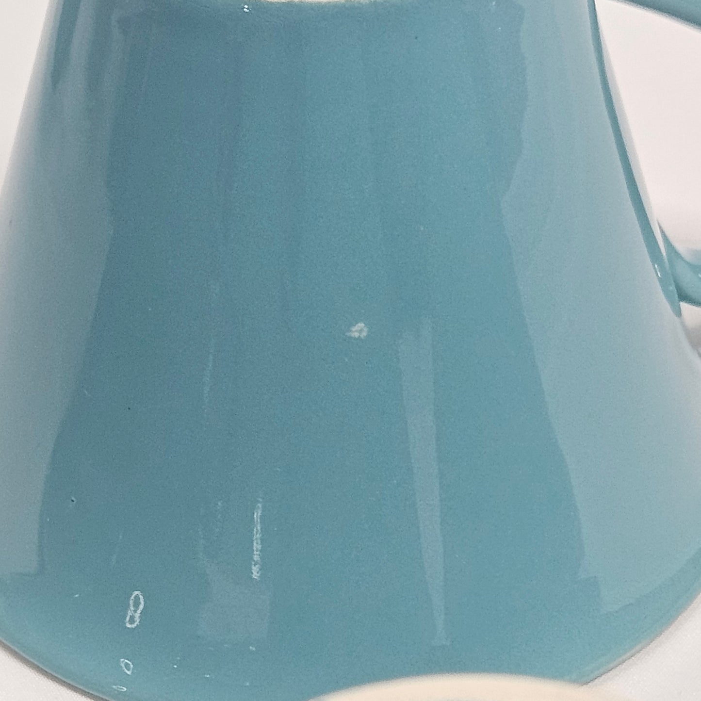 Vintage blue ceramic coffee cups, set of 10 cups