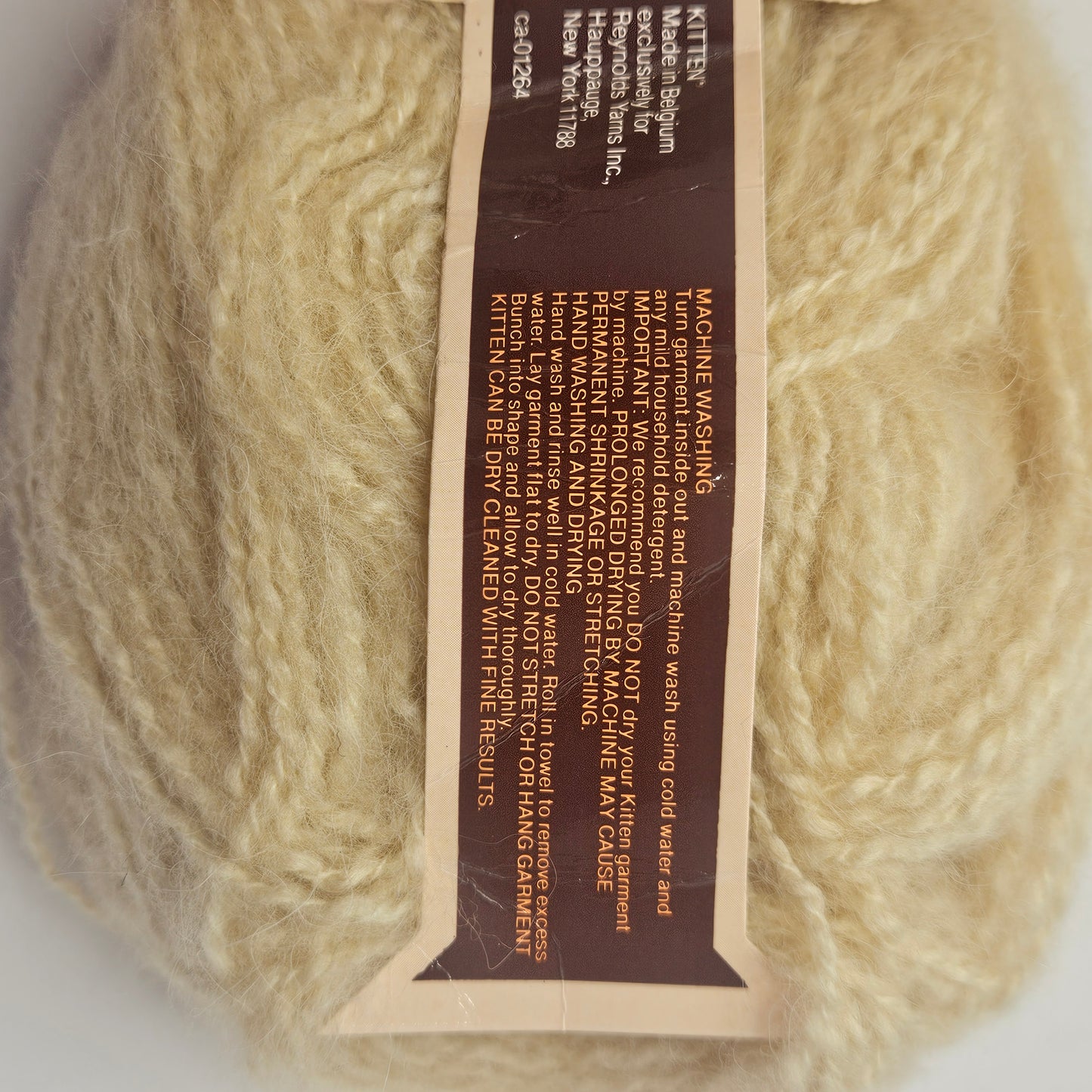 Kitten Yarn by Reynolds, Vintage, 84%Acrylic 16%Wool, 10 Skeins