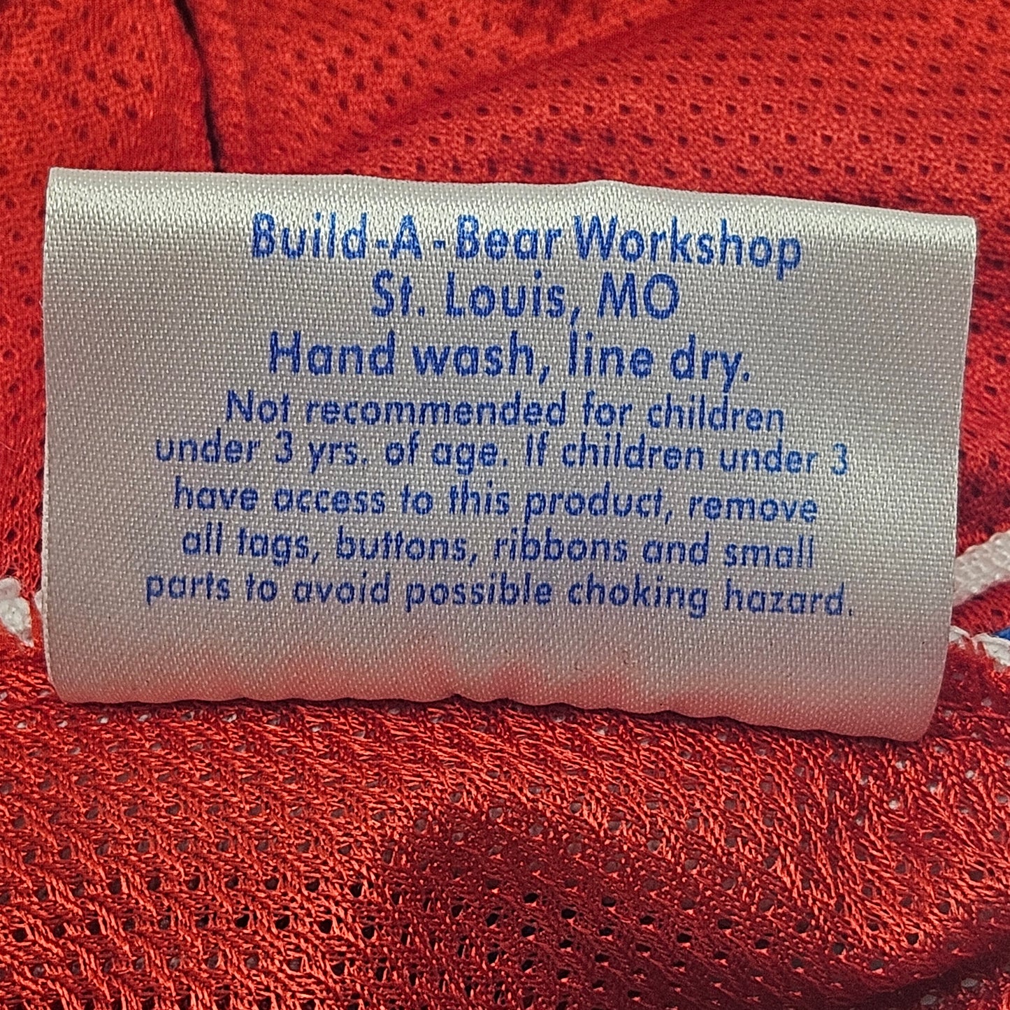 Build A Bear Workshop NBA Basketball Jersey & Shorts Red White Blue #00