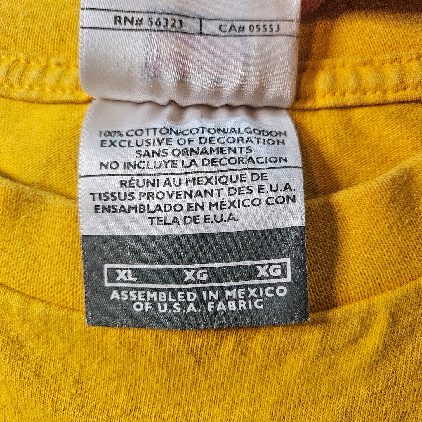 Nike Mizzou Short Sleeve T-shirt, Yellow, X Large