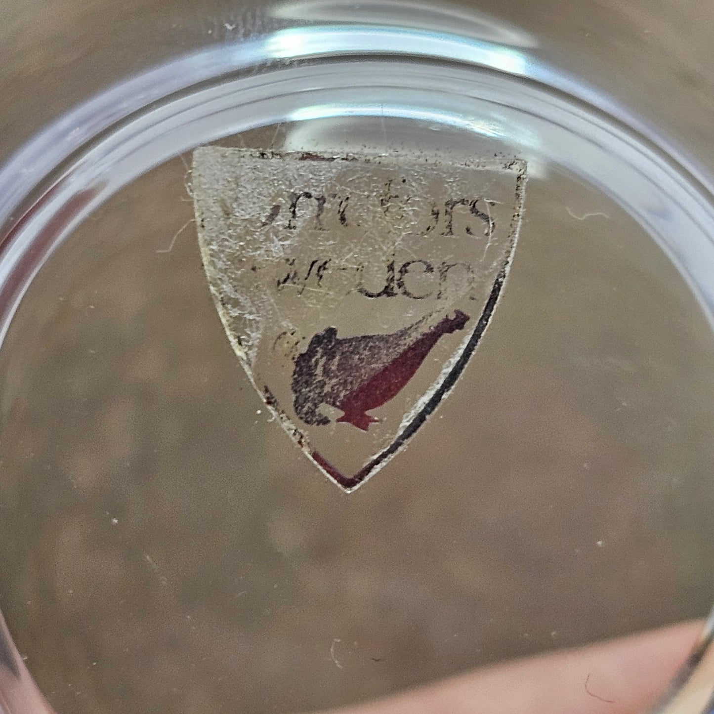 Orrefors Crystal Heart candle holder