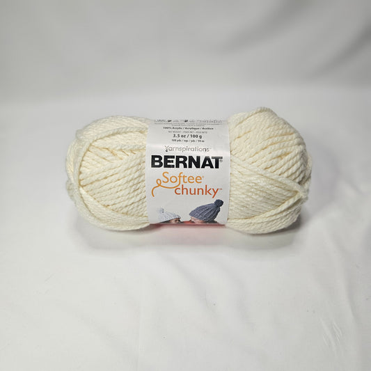 Bernat Softee Chunky yarn, Natural, 6 bulky