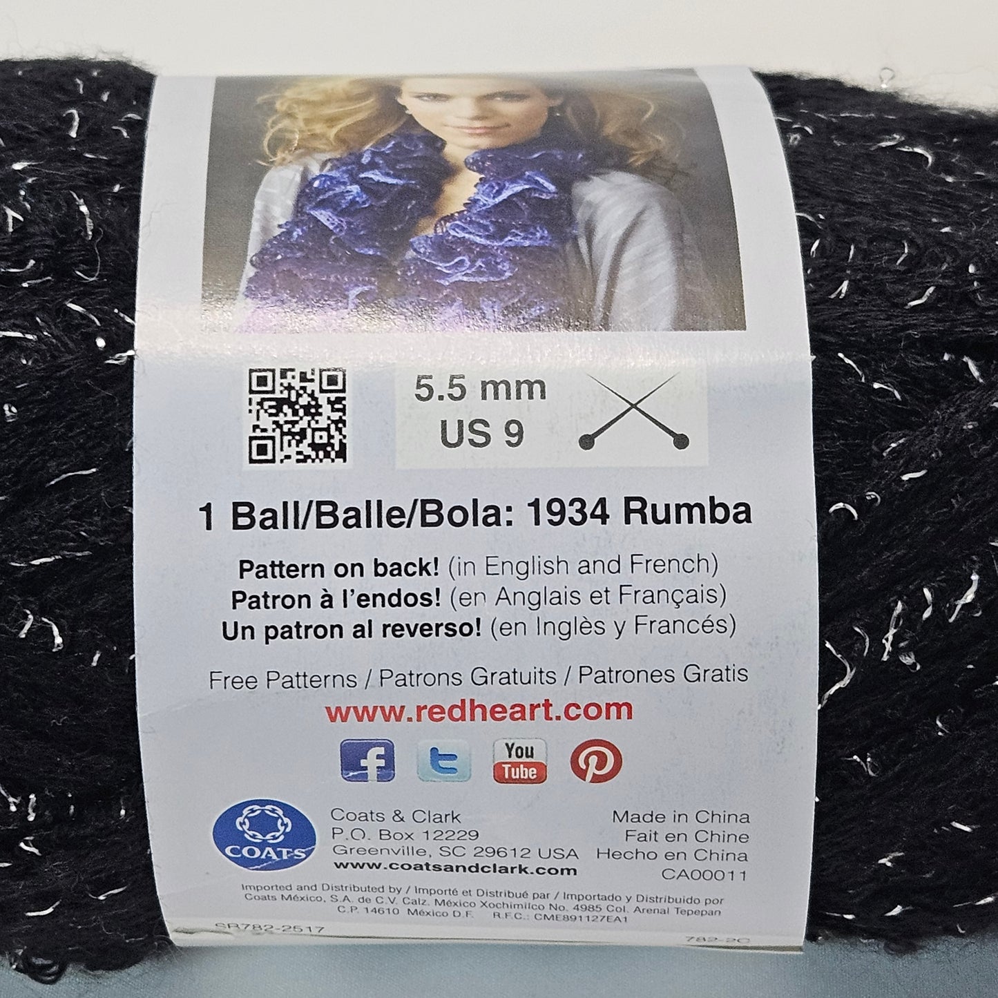 Red Heart Boutique Sashay Scarf Yarn - Super Bulky, various colors available