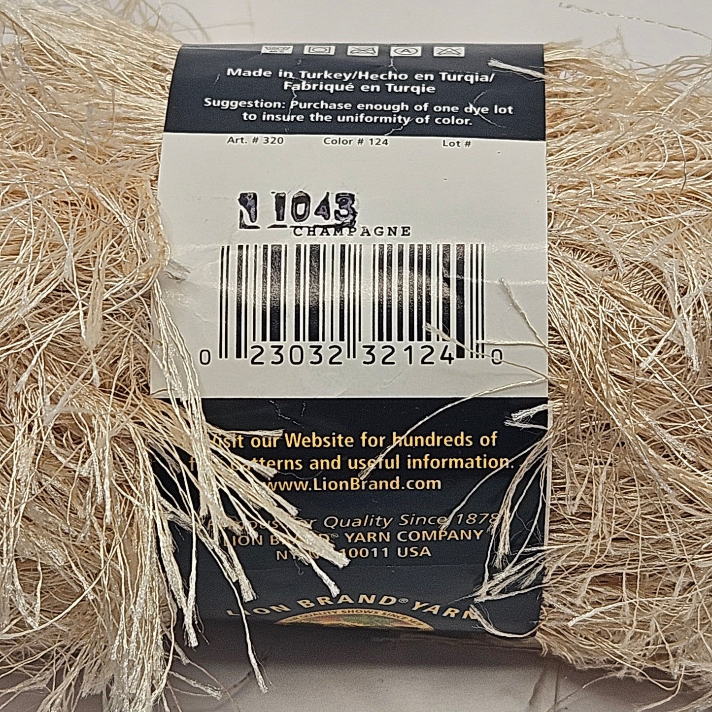 Lion Brand Fun Fur Yarn 100% Polyester, Bulky, multiple colors