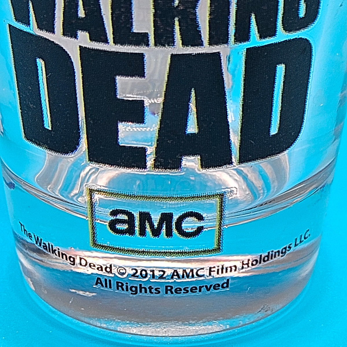 Walking Dead shot glass, Universal's Halloween Horror Nights 2012