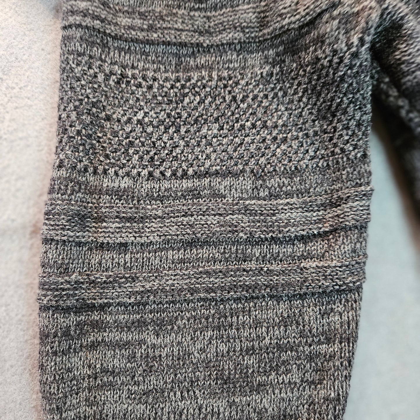American Rag men's collared cotton sweater, Large, Heathered Grey, long sleeve